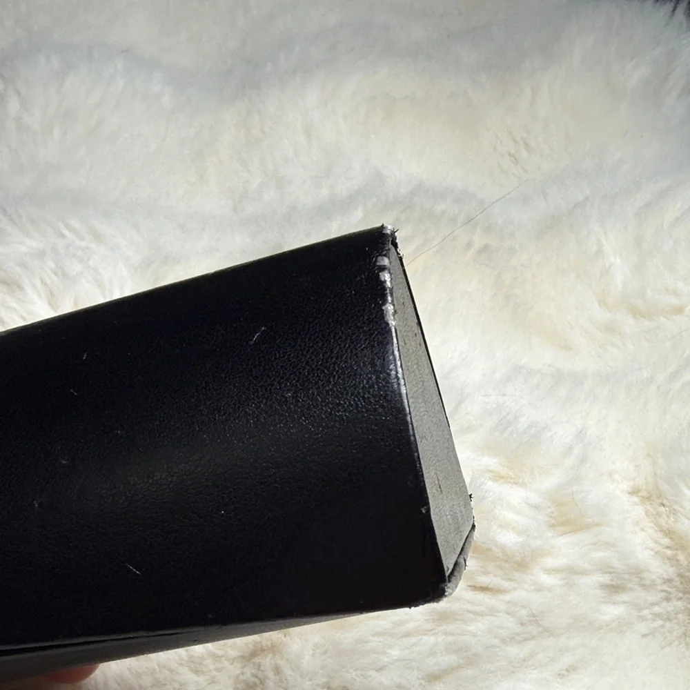 Fendi Black Eyeglasses Case Logo Monogram Interior